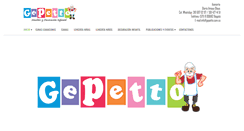 Desktop Screenshot of gepetto.com.co